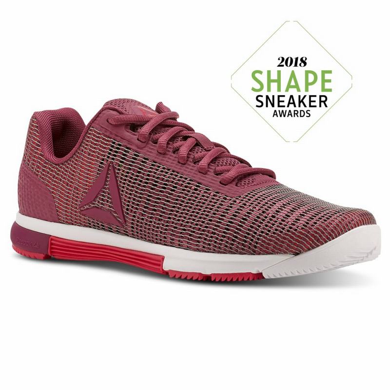 Adidasi Training Reebok Speed Tr Flexweave® Dama Rosii/Albi Romania CI1211MQ